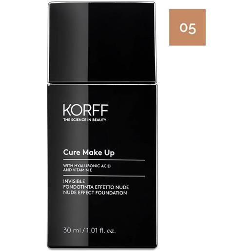 Korff Make Up korff cure make up - invisible fondotinta effetto nude colore n. 05, 30ml
