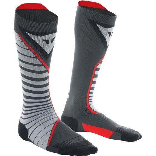 DAINESE calze dainese thermo long nero rosso