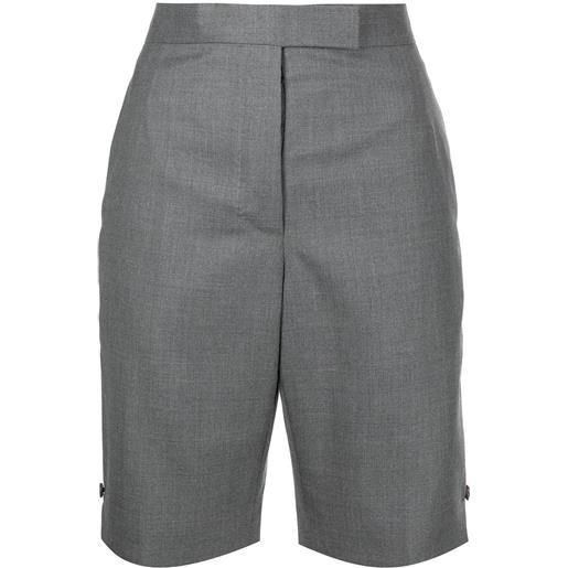 Thom Browne shorts sartoriali a vita alta - 035 med grey