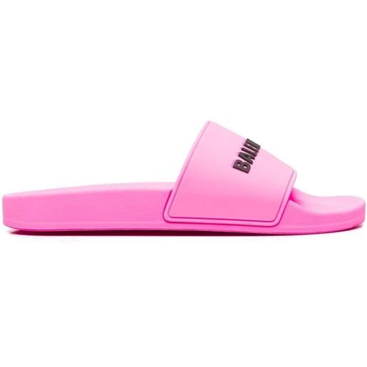 Balenciaga sandali con logo - rosa
