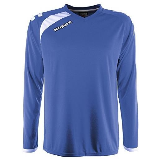 Kappa pavie ls maglietta da calcio, unisex, adulto, unisex - adulto, 302dre0_193-8y, blu navy, 6y/8y