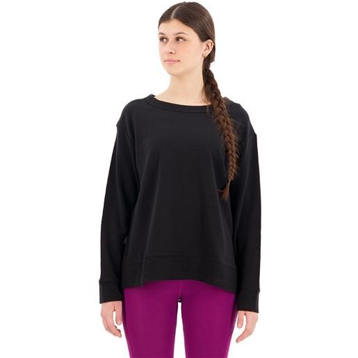 Icebreaker dalston merino sweatshirt nero m donna