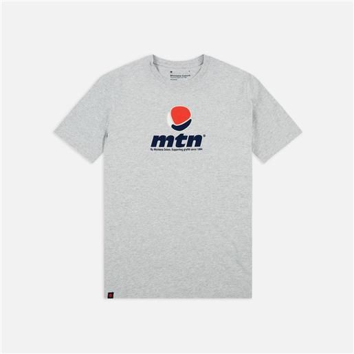 Montana colorful front logo t-shirt athletic grey