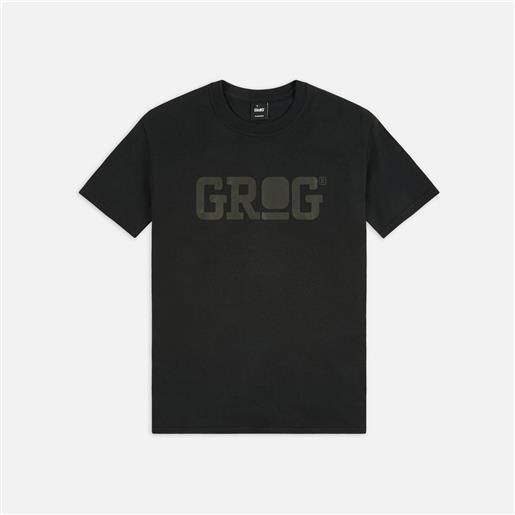 Grog classic logo t-shirt black/black