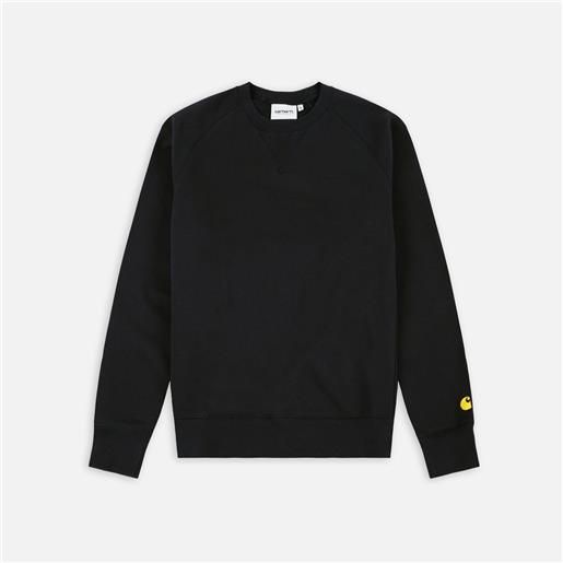 Carhartt WIP chase sweatshirt black/gold unisex
