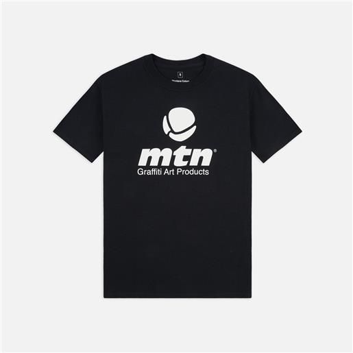 Montana basic front logo t-shirt black
