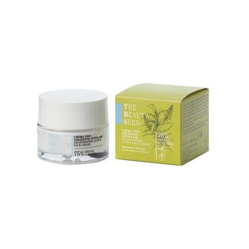 Bioearth the beauty seed - crema viso idratante attiva 24h 50 ml