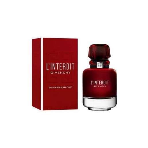 Givenchy l'interdit rouge 50 ml, eau de parfum rouge spray