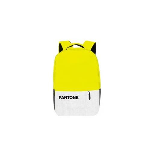 PANTONE zaino per notebook celly pantone 15.6 con usb giallo [pt-bk102y]