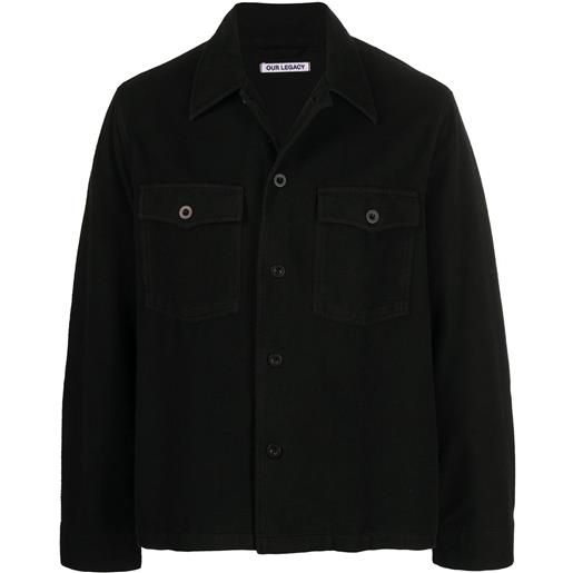 OUR LEGACY giacca-camicia - nero