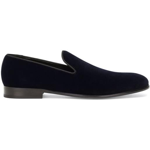 Dolce & Gabbana slippers con retro aperto - blu