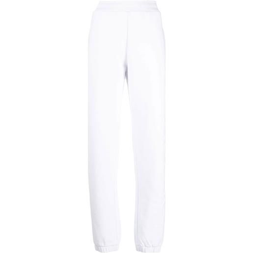 Moncler pantaloni sportivi con logo - bianco