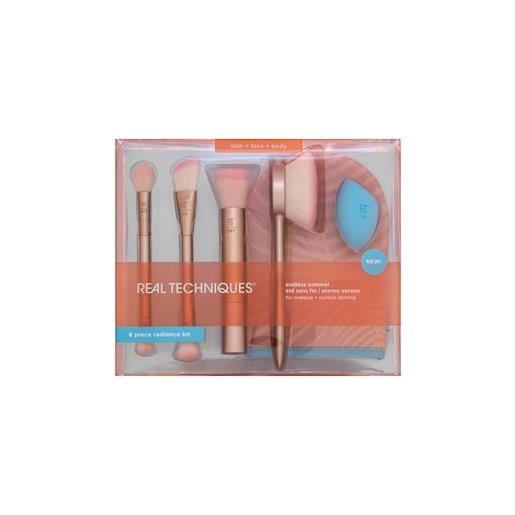 Real Techniques endless summer glow brush kit set di pennelli