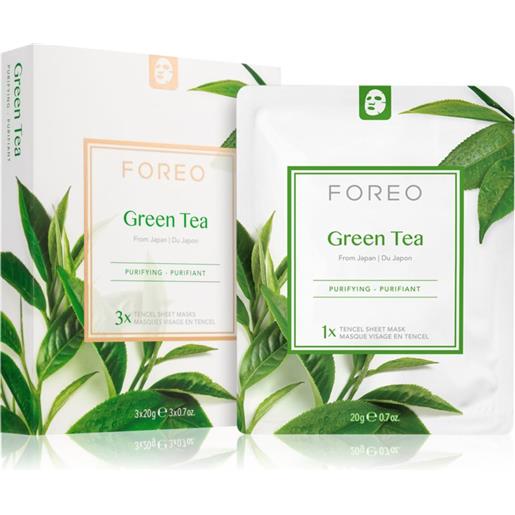 FOREO farm to face sheet mask green tea 3x20 ml