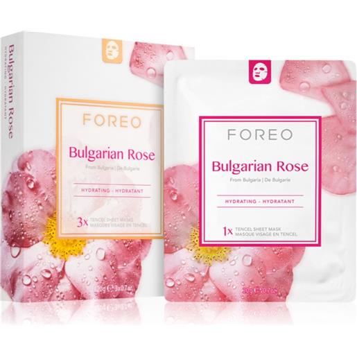 FOREO farm to face sheet mask bulgarian rose 3x20 ml