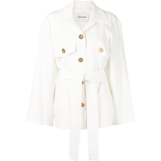Low Classic giacca con decorazione - bianco