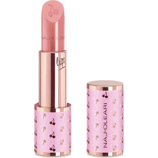 NAJ·OLEARI creamy delight lipstick - rossetto cremoso dal finish brillante 02 - nudo rosato