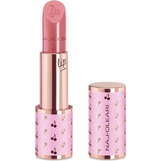 NAJ·OLEARI creamy delight lipstick - rossetto cremoso dal finish brillante 05 - rosa cipria