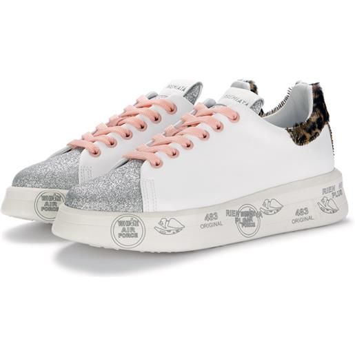 PREMIATA | sneakers donna belle 5988 bianco rosa