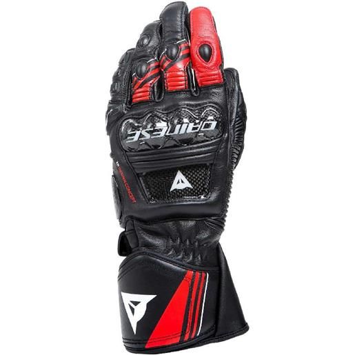 Dainese druid 4 leather gloves rosso, nero m