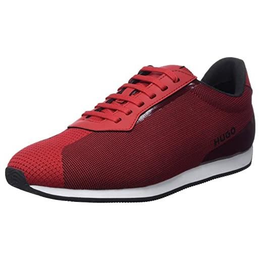 HUGO cyden_lowp_kn, scarpe da ginnastica uomo, rosso brillante 620, 44 eu