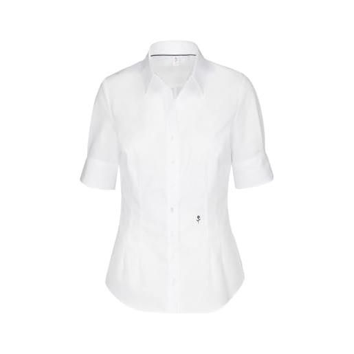 Seidensticker donna city-bluse 1/2-lang camicia, bianco (white 1), 48