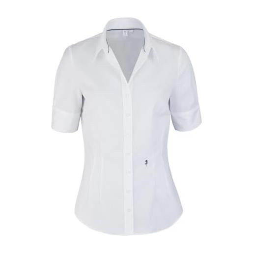 Seidensticker donna city-bluse 1/2-lang camicia, bianco (white 1), 46