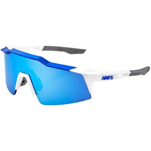 100percent speedcraft sl sunglasses bianco hiper blue multilayer mirror/cat3