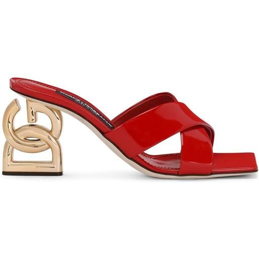 Dolce & Gabbana mules 3,5 75mm - rosso