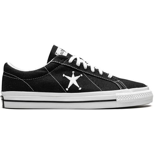 Converse sneakers one star ox low x stussy - nero