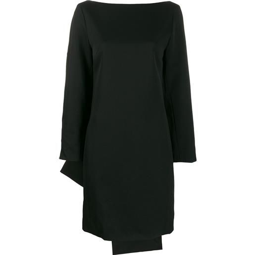 Nina Ricci abito con fiocco oversize - nero