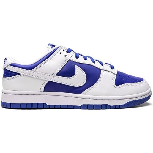 Nike sneakers dunk low racer blue white - viola