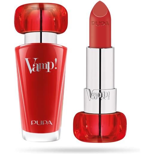 Pupa vamp!Lipstick rossetto volumizzante 3,5g -red flame 304