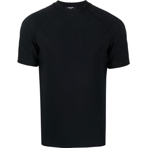 Balmain t-shirt girocollo - nero