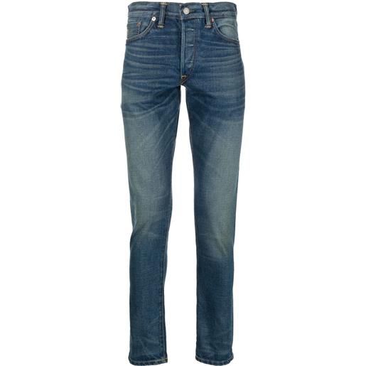 Ralph Lauren RRL jeans slim con cinque tasche - blu