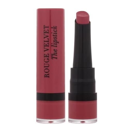 BOURJOIS Paris rouge velvet the lipstick opaco classico rossetto 2.4 ml tonalità 04 hip hip pink
