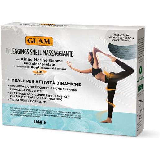 Guam il leggings snell massaggiante colore nero 1 pezzo taglia xs/s