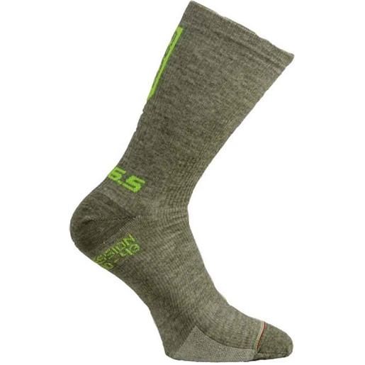 Q36.5 compression wool long socks 5 pairs verde eu 44-47 uomo