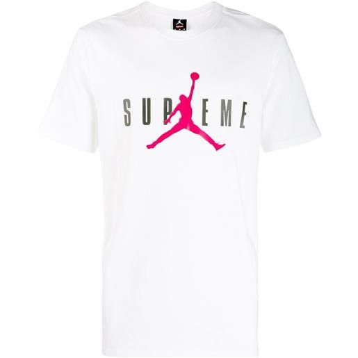 Supreme t-shirt jordan - bianco