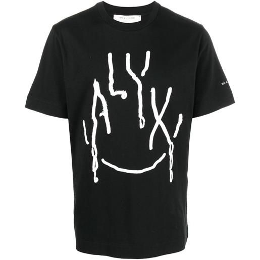 1017 ALYX 9SM t-shirt con stampa astratta - nero
