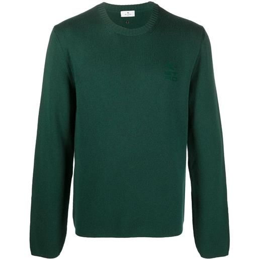 ETRO maglione girocollo - verde