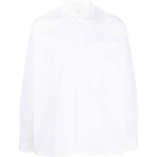 OAMC camicia con colletto cubano - bianco