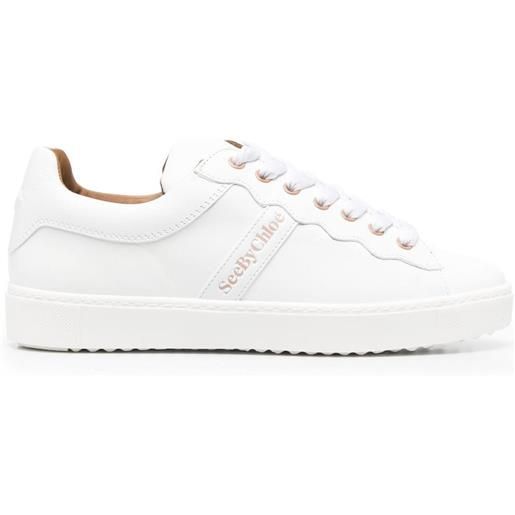 See by Chloé sneakers con logo - bianco