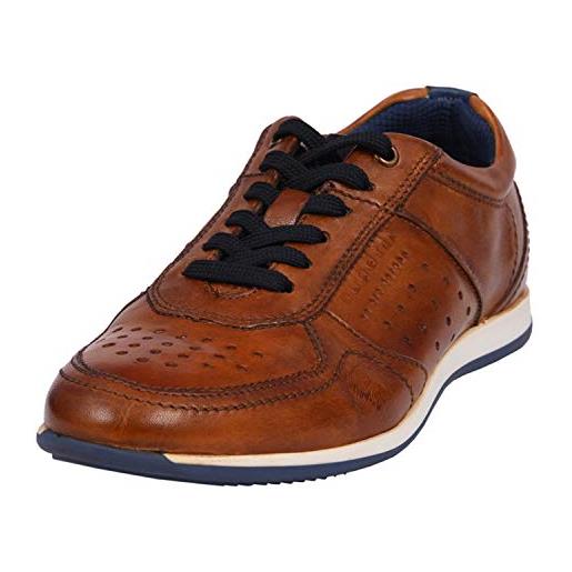 bugatti 311450073500, scarpe da ginnastica basse uomo, marrone (cognac 6300), 41 eu