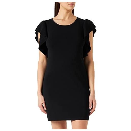 Sisley dress 11apmv002 vestito, black 700, xs donna