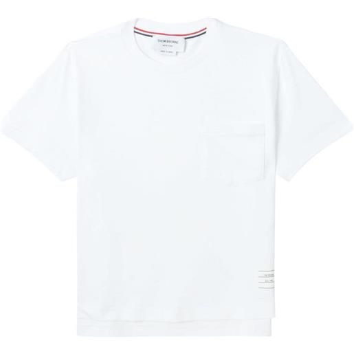 Thom Browne t-shirt rwb - bianco