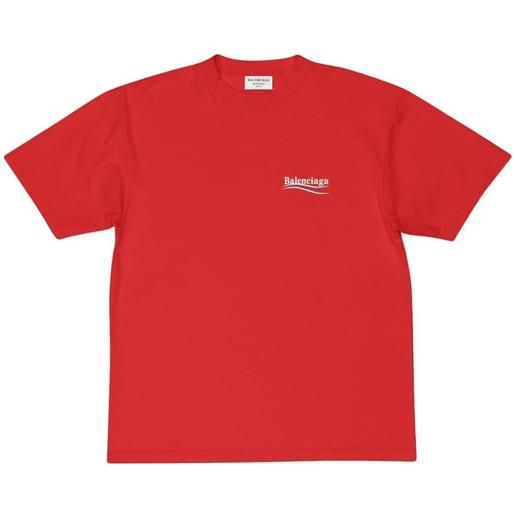 Balenciaga t-shirt political campaign - rosso