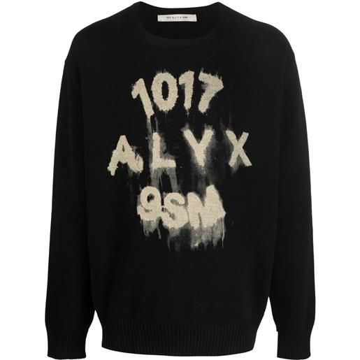 1017 ALYX 9SM maglione girocollo - nero