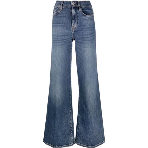 FRAME jeans svasati a vita alta - blu