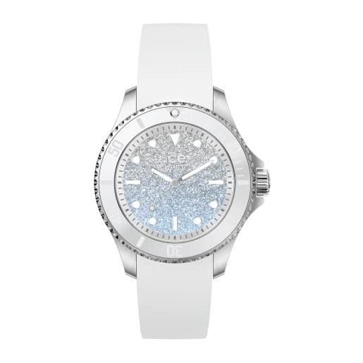 Ice-watch - ice steel lo white blue - orologio soldi da donna con cinturino in silicone - 020370 (small)